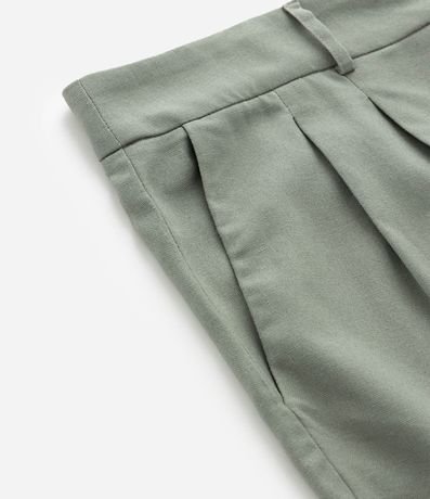 Bermuda Corta en Viscolino con Pliegues Curve & Plus Size 4