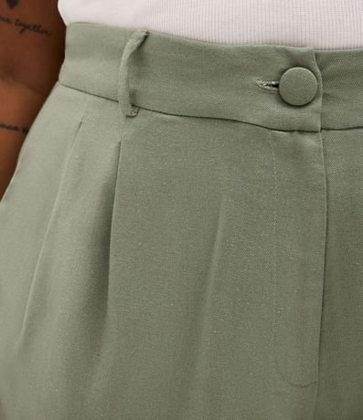 Bermuda Corta en Viscolino con Pliegues Curve & Plus Size 3