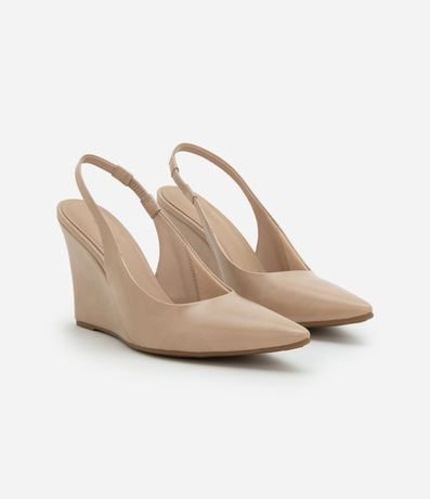 Zapato Tacones Anabela con Tira Elástica 4