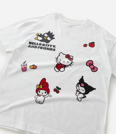 Remera Infantil Oversized con Estampa de Hello Kitty And Friends - Talle 5 a 16 años 6