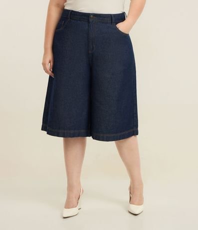 Bermuda Jorts en Jeans con Bolsillos Incorporado Curve & Plus Size 2