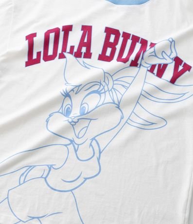 Remera Infantil College en Algodón Estampa Lola Bunny - Talle 7 a 16 años 6