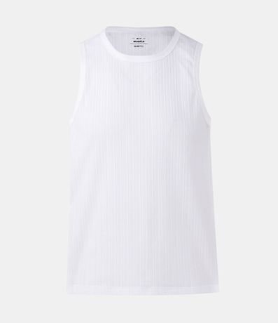 Musculosa Muscle Texturizado en Algodón 4