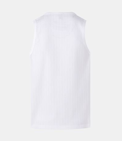 Musculosa Muscle Texturizado en Algodón 5