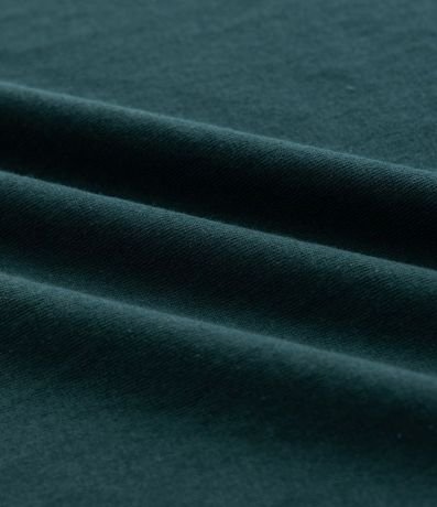 Remera Relaxed en Algodón con Rayas y Estampa NYUS 93 10