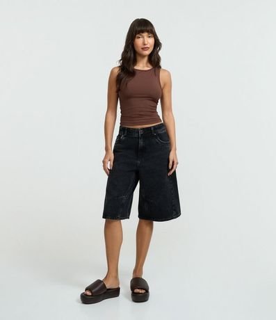 Blusa Musculosa Básica en Poliamida 2