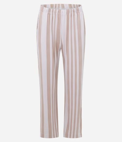 Pijama Largo en Peach Touch con Estampado de Rayas 2
