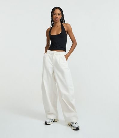 Blusa Frente Única en Microfibra Liso 2