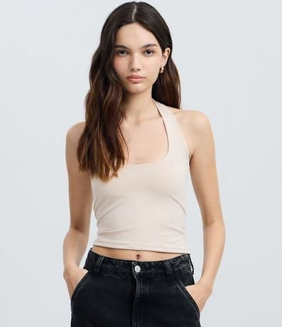 Blusa Frente Única en Microfibra Liso 2