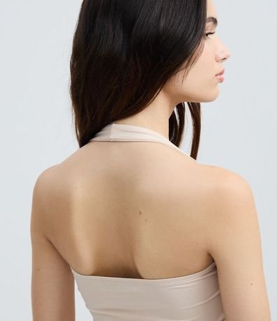 Blusa Frente Única en Microfibra Liso 4