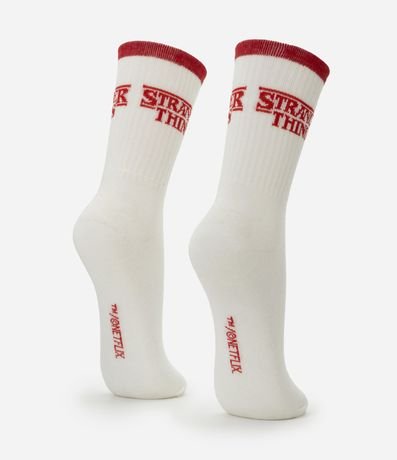 Media Caña Larga en Algodón con Estampa Stranger Things 3