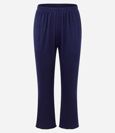 Pijama Larga en Punto Leve con Bordado 3