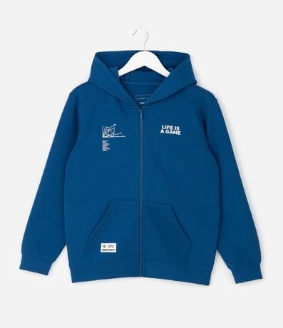 Saco Infantil en Algodón con Lettering Game Changer  – Talle 5 a 14 años 2