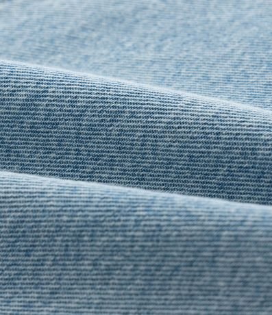 Pantalón de Jean Wide Leg con Recorte Lateral 7