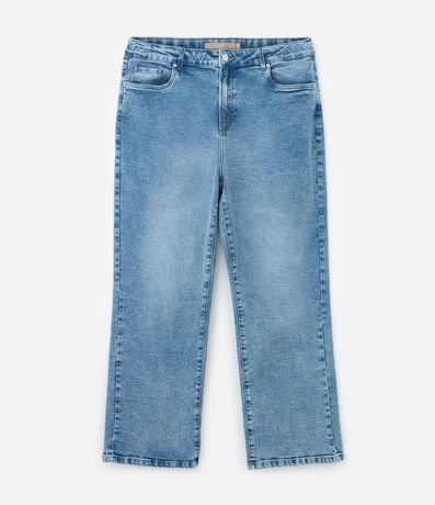 Pantalón Recto en Jeans con Elastano Curve & Plus Size 5
