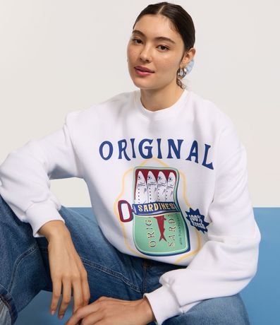 Buzo en Algodón con Felpa y Estampado de Animales 5