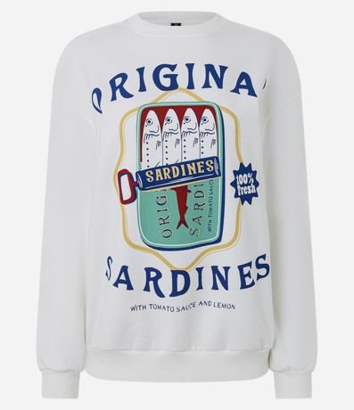 Buzo en Algodón con Felpa y Estampado de Animales 6