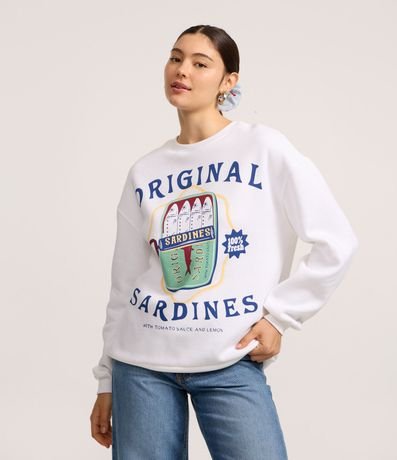 Buzo en Algodón con Felpa y Estampado de Animales 3