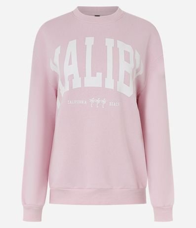 Buzo Algodón con Cuello Redondo y Estampado Central 4