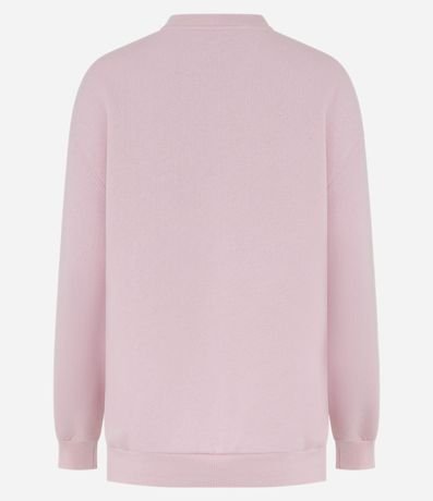 Buzo Algodón con Cuello Redondo y Estampado Central 5