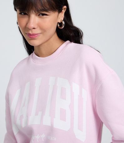 Buzo Algodón con Cuello Redondo y Estampado Central 3