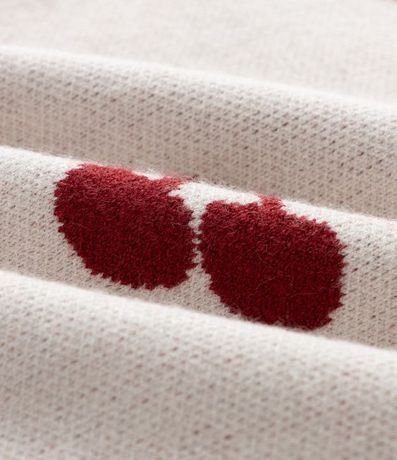 Saco Infantil en Punto con Estampado de Cerezas - Talle 4 a 10 años 4