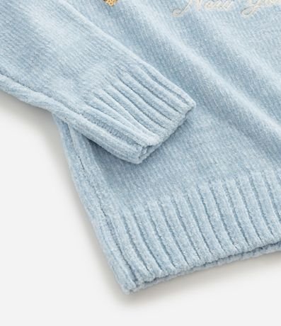 Saco Infantil en Chenille con Moñitas Bordado – Talle 5 a 14 años 5