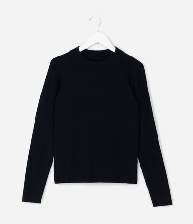 Buzo Punto Liso con Cuello Alto - Talle 5 a 14 años 2