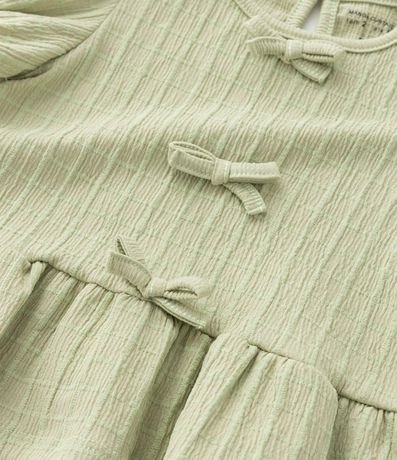 Conjunto Infantil Texturizado con Batita y Short con Bolsillos - Talle 1 a 6 Años 9