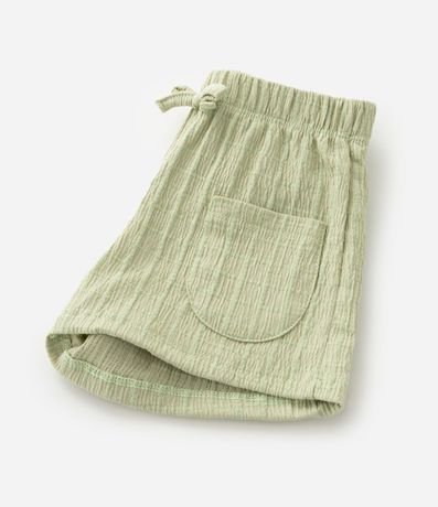 Conjunto Infantil Texturizado con Batita y Short con Bolsillos - Talle 1 a 6 Años 10