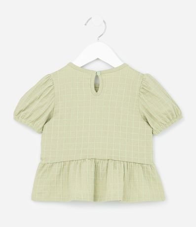 Conjunto Infantil Texturizado con Batita y Short con Bolsillos - Talle 1 a 6 Años 3