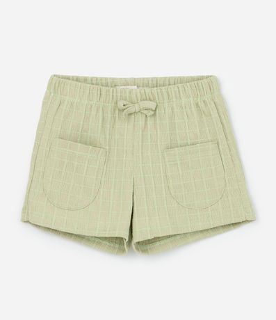 Conjunto Infantil Texturizado con Batita y Short con Bolsillos - Talle 1 a 6 Años 4