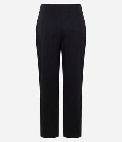Pantalón en Malla Punto Roma con Adorno en la Cintura 6