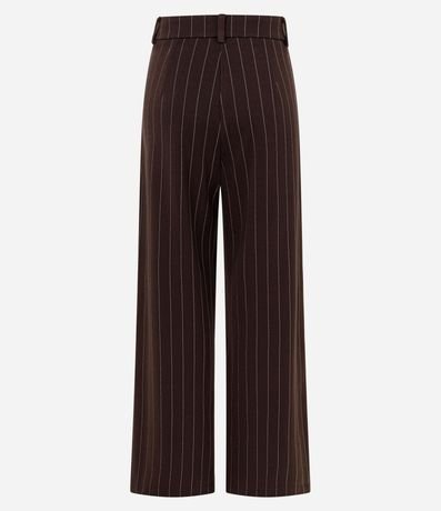 Pantalón Recto Raya de Tiza en Punto Roma 8