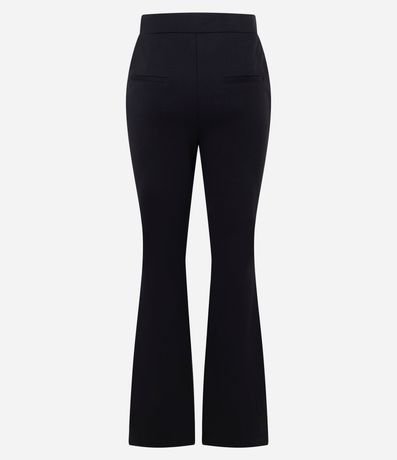 Pantalón Flare con Adorno Metálico en la Cintura 7