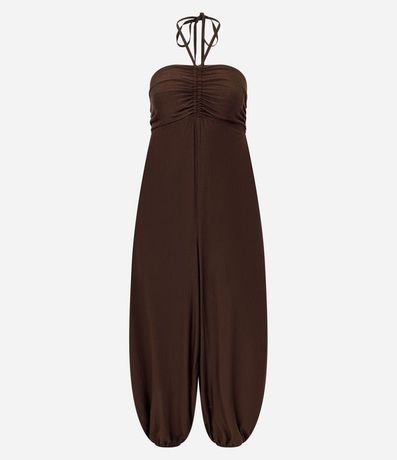 Mono Boho Aladim Frente Única en Viscosa con Busto Fruncido 5