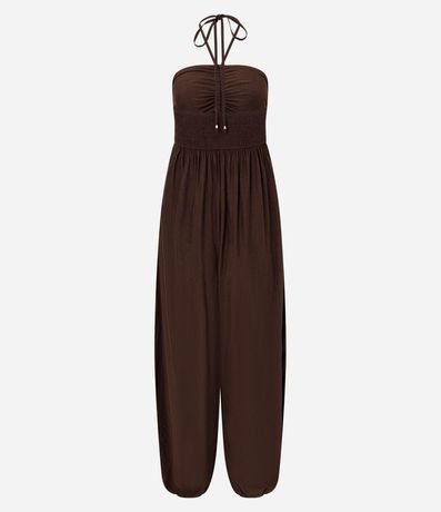Mono Boho Aladim Frente Única en Viscosa con Busto Fruncido 6