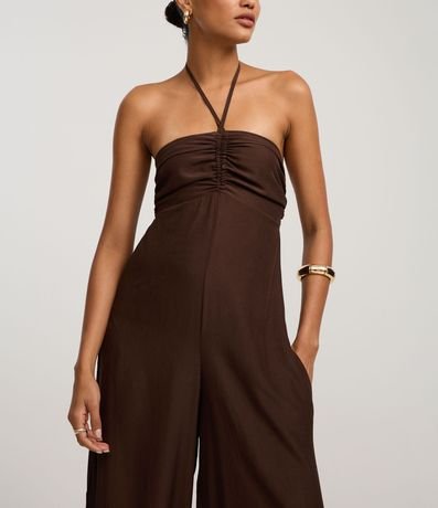 Mono Boho Aladim Frente Única en Viscosa con Busto Fruncido 4