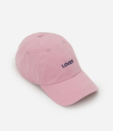 Gorra en Sarga con Aba Curva y Bordado Lover 2
