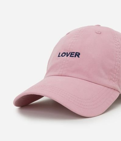 Gorra en Sarga con Aba Curva y Bordado Lover 5