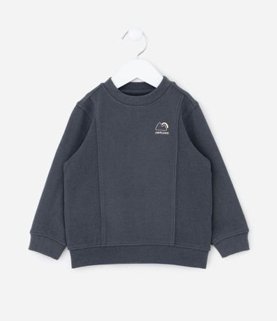 Buzo Infantil en Fleece Canelado con Recortes y Bordados – Talle 1 a 5/6 años