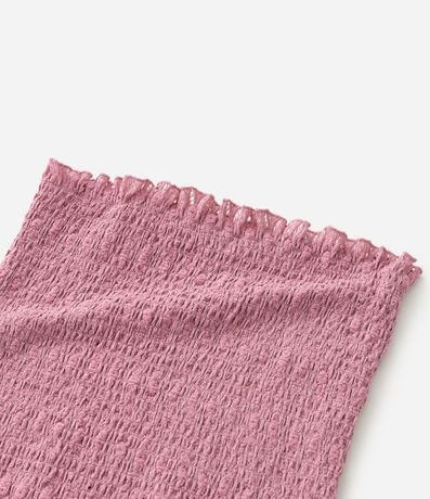 Blusa Infantil Cropped Texturizada con Volado – Talle 5 a 14 años 5