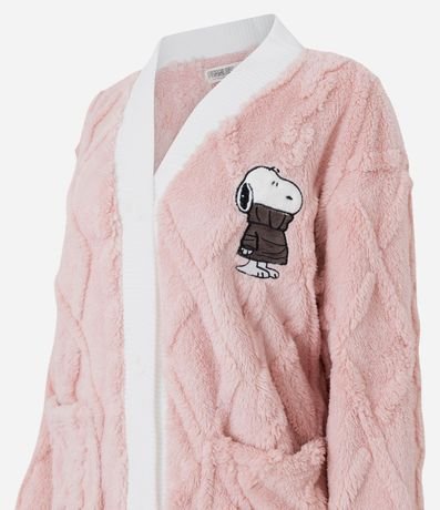 Pijama Largo en Fleece con Cardigan Snoopy 2