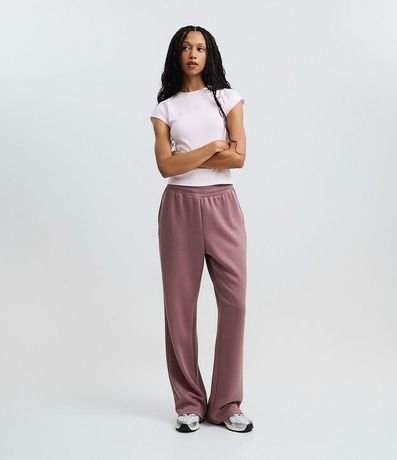 Blusa Básica en Rib con Hombro Caído 2