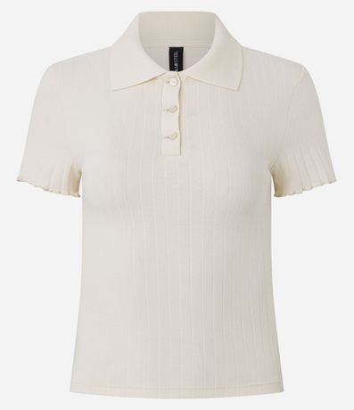 Blusa Polo con Manga Corta Frufru 4