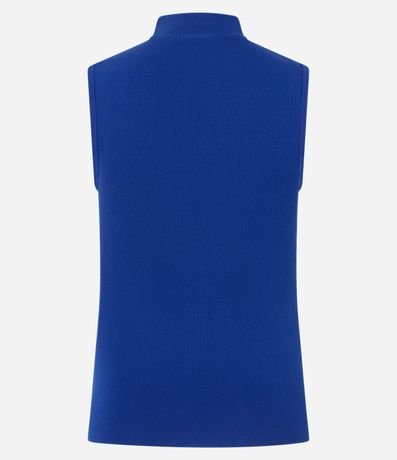 Blusa en Punto Leve con Cuello y Textura Acanalada 4
