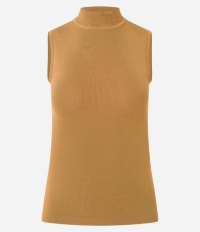 Blusa en Punto Leve con Cuello y Textura Acanalada 3