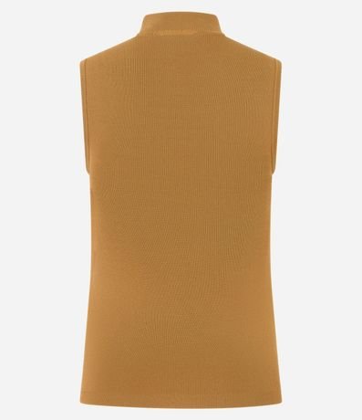 Blusa en Punto Leve con Cuello y Textura Acanalada 5