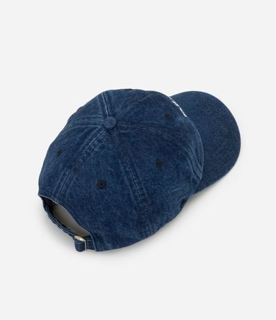 Gorra en Sarga con Aba Curva y Bordado Rio de Janeiro Brasil 3