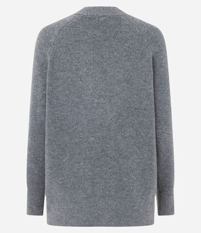 Cardigan en Punto con Botones Grandes 7